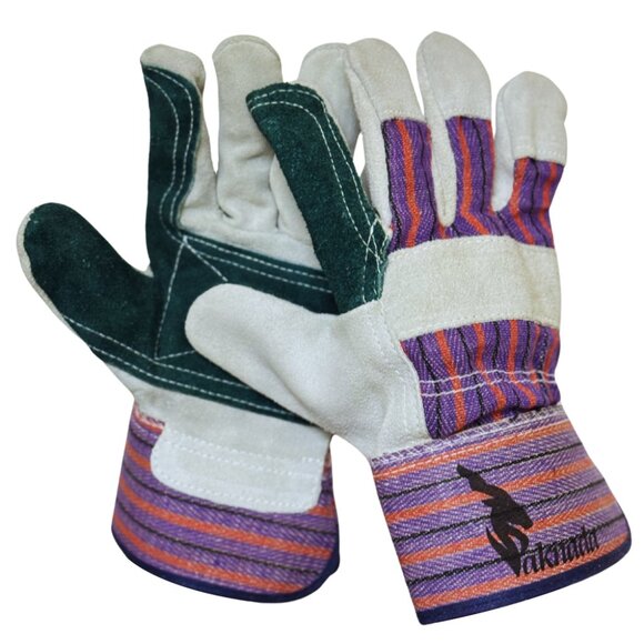 PAKNADA Cowhide leather Double Palm Gloves 3Pairs for farming Industrial Outdoor - Picture 9 of 10